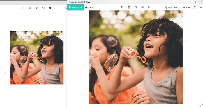 Step 4: Download your HD image.
